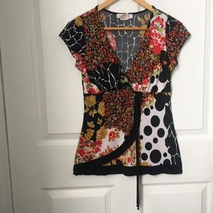 Papillon Blanc Floral Top